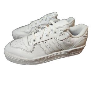 Adidas Rivalry Shoes Women’s Size 9 White Classic Low‑Top